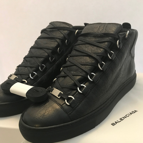 balenciaga arena high top black